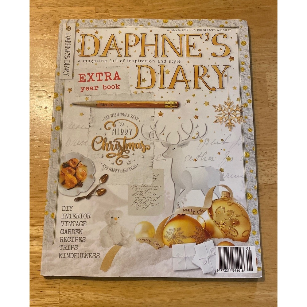 Daphne's Diary Magazine UK  Issue #8 2019 Recipes DIY Vintage Garden Trips More